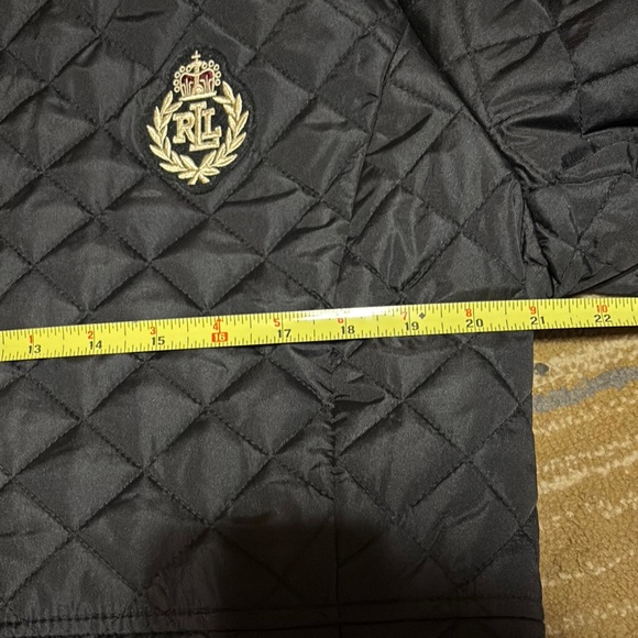 Ralph Lauren Black Utility Jacket with Quilted Design - Picture 8 of 11